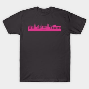 Bielefeld skyline pink T-Shirt